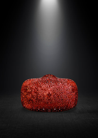 Ellipsis Clutch — Red Jasper